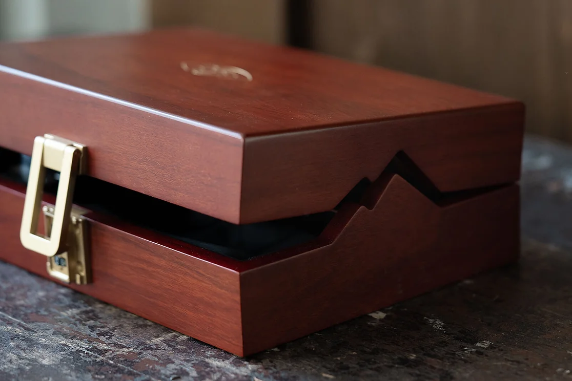 Wooden storage for psychedelics